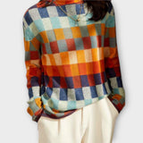 Erika - Sweter z patchworku