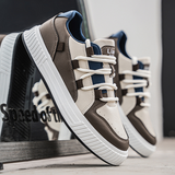 Rajmund | Eleganckie brązowe sneakersy