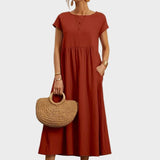 Gabrielle™ — Midi sukienka w eleganckim, ponadczasowym stylu