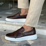 Gustaw | Wsuwane skórzane loafersy