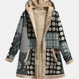 Nova - Monochromatyczna Retro Kropkowana Fleece'ówka
