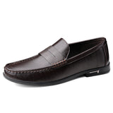 Piotr | Eleganckie skórzane loafersy