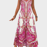 Klára - Eleganckie letnie maxi sukienki bez rękawów