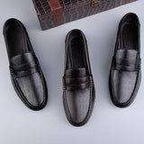Piotr | Eleganckie skórzane loafersy