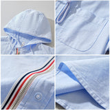 Herman | Lekka lniana bluza z kapturem