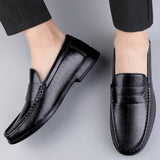 Piotr | Eleganckie skórzane loafersy