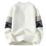 Faelan – Minimalistyczny Ciepły Sweter z Dzianiny