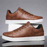 Andrzej | Klasyczne skórzane sneakersy