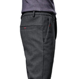 Gaweł | Spodnie slim fit z bawełną
