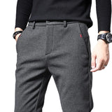 Gaweł | Spodnie slim fit z bawełną