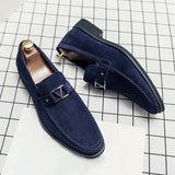 Erazm | Eleganckie zamszowe loafersy