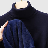 ARLO - Sweter z wełny merino z wysokim kołnierzem