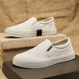 Wit | Eleganckie płócienne buty wsuwane