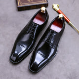 Bogusław | Eleganckie skórzane buty biznesowe