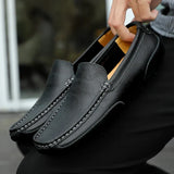 Laurenty | Skórzane loafersy w stylu retro