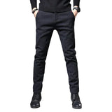 Gaweł | Spodnie slim fit z bawełną