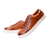 Cyryl | Skórzane sneakersy