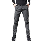 Gaweł | Spodnie slim fit z bawełną