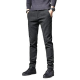Gaweł | Spodnie slim fit z bawełną