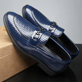 Celestyn | Skórzane loafersy
