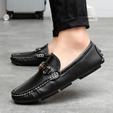 Radomir | Skórzane loafersy