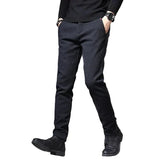 Gaweł | Spodnie slim fit z bawełną