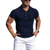 Lech | Elegancka koszulka polo w paski
