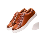 Cyryl | Skórzane sneakersy