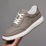 Klemens | Minimalistyczne skórzane sneakersy