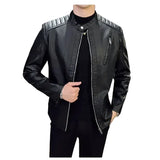 Bazyli | Elegancka kurtka skórzana