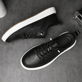 Polikarp | Eleganckie skórzane sneakersy