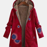 Sage - Tribal Wzór Sherpa Kurtka