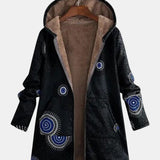 Sage - Tribal Wzór Sherpa Kurtka