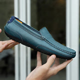 Laurenty | Skórzane loafersy w stylu retro