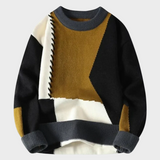 Tomasz | Sweter patchworkowy