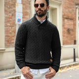 Elías – Stylowy sweter z golfem i guzikami