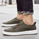 Polikarp | Eleganckie skórzane sneakersy