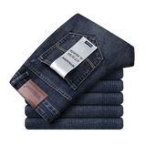 Rajmund | Biznesowe jeansy z denimu