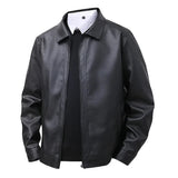 Lesław | Elegancka skórzana kurtka bomber