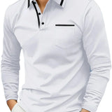 Konrad | Swobodny sweter polo