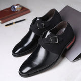 Tymon | Zamszowe buty biznesowe