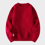 Unikalny Sweter w Kratę