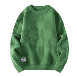 Unikalny Sweter w Kratę