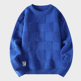 Unikalny Sweter w Kratę
