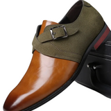 Tymon | Zamszowe buty biznesowe