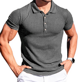 Lech | Elegancka koszulka polo w paski