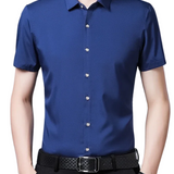 Sylwester | Koszula business casual z krótkim rękawem