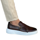Gustaw | Wsuwane skórzane loafersy