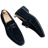 Erazm | Eleganckie zamszowe loafersy