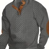 Bronisław | Elegancki sweter z guzikami